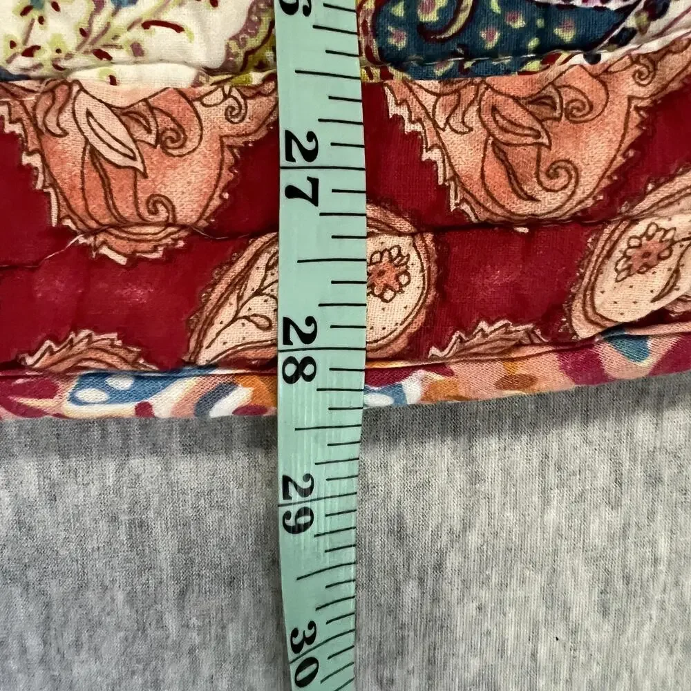 Cynthia Rowley Pillow Shams Set 2 Colorful Paisley Quilted Boho 21x28‎ Bed Dorm